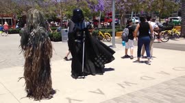 Darth Vader and Chewbacca Hanging out Together Where is Solo ?