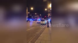 Newsflare Edit - Chicago police rushing to stroger hospital. May 2nd 2017