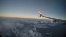 Airline - Sunset Flight Full Time Lapse 2018 in 4K