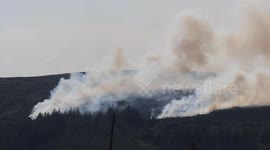 Large wildfire breaks out in Northern Ireland