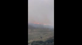 Fire on saddleworth Moore
