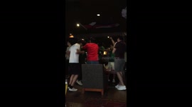 Mexican Fans celebrating South Korea Win vs Germany