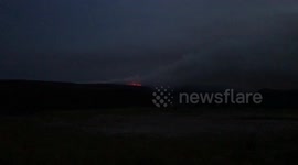 Saddleworth Moor Fire - Monday Night 1
