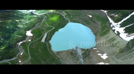 Susten and Gotthard Mountain Passes in Switzerland - 5k Drone Video