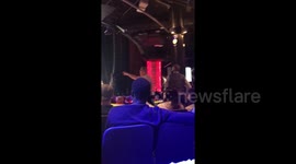 Protester interrupts Sadiq Khan at State of London Debate