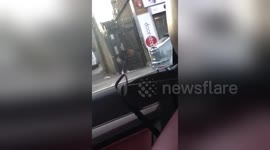 London woman shocks passers-by as she urinates in middle of road