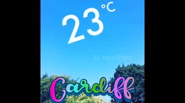 Heatwave in Cardiff