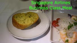 Lobster Thermidor in the Sky Fine Dining Onboard Singapore Airlines Business Class!