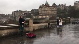 Bagpipes of scotland