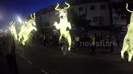 Stunning parade delights east London