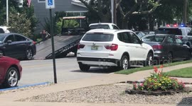 Jerk blocks someone’s driveway and goes to the Beach