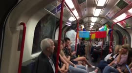 Central Line Train Gets Flagged