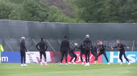 Harry Kane and Eric Dier 'chest bump' as relaxed England prepare for Colombia