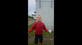 Watch boy, 8, jump for joy as parents reveal Disneyland secret holiday