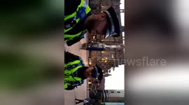 Newsflare Edit - PCSO hot head, 24hr Real Change Sleepout Leeds