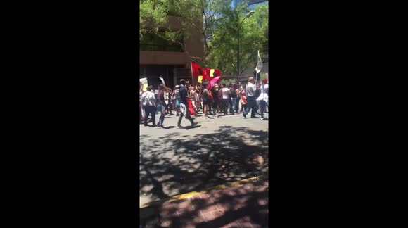 ICE protesters block entrance to federal building in San Diego