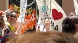 Immigration protests downtown San Diego