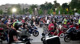 Thousands of Thessaloniki bikers protest Macedonia name deal