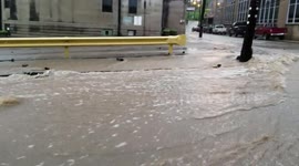 Flash flooding in Sharpsburg, Pa. July 2 2018
