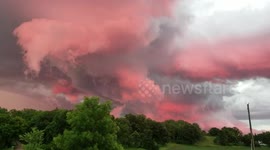 Strangest storm cloud formation over Detroit Lakes stuns family of onlookers