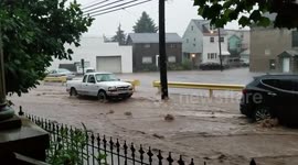 Heavy rainstorms bring severe flash floods to Pittsburgh county