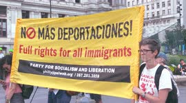 Activists March through Philadelphia to Protest Child Separation and Deportation