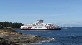 BC Ferries Salish Eagle in to Sturdies Bay Galiano
