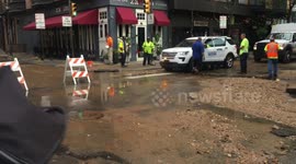 Philadelphia Center City water main break floods streets
