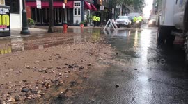 Philadelphia water main break floods streets