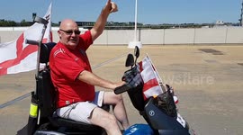 East-ender shows his support for England team