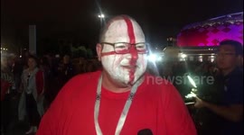 'It's coming home!' England fans in Moscow react to dramatic victory over Colombia