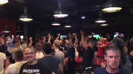 England fans in Gillingham chant and cheer as team makes quarter finals