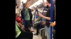 England fans sing