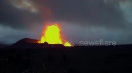 Huge 400ft Hawaii Lava Fountain