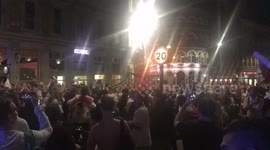 London Football Fans Celebrating/Singing England vs Colombia World Cup Match #2