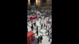 England fans celebrate winning on penalties, finally!