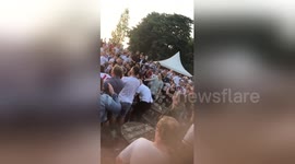 Shocking moment England fans brawl at Kent pub during Colombia match