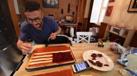 Canadian makes American flag pizza to mark Fourth of July