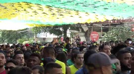 Fans see Brazil vs Mexico match in Rio de Janeiro