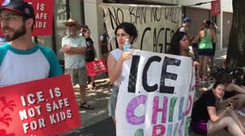 Protesters stage Fourth of July demonstration outside Philadelphia ICE building