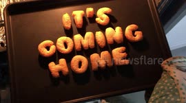 ‘It’s coming home!’ In potato letters