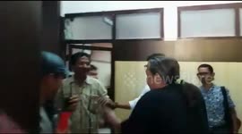 video prank when a group of journalists probolinggo make a surprise when celebrating the birthday bhayangkara to 72