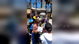 Newsflare Edit - Fight during Hare Krishna Festival