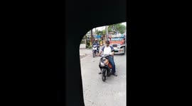 Moped flasher angers fellow road users