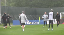 Fabian Delph's incredible dodgeball escape during England training