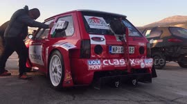 Opel Corsa 600+ hp Burnout