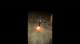 Fire work accident - crowds disperse