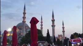 Prayer time in Istanbul