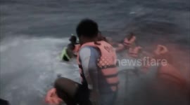 Dramatic rescue footage from Thai boat tragedy