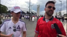 England fans in Samara predict comfortable victory over Sweden